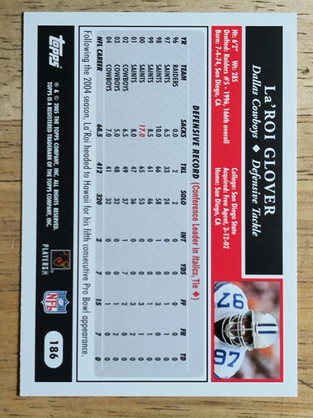 2005 Topps #186 La'Roi Glover