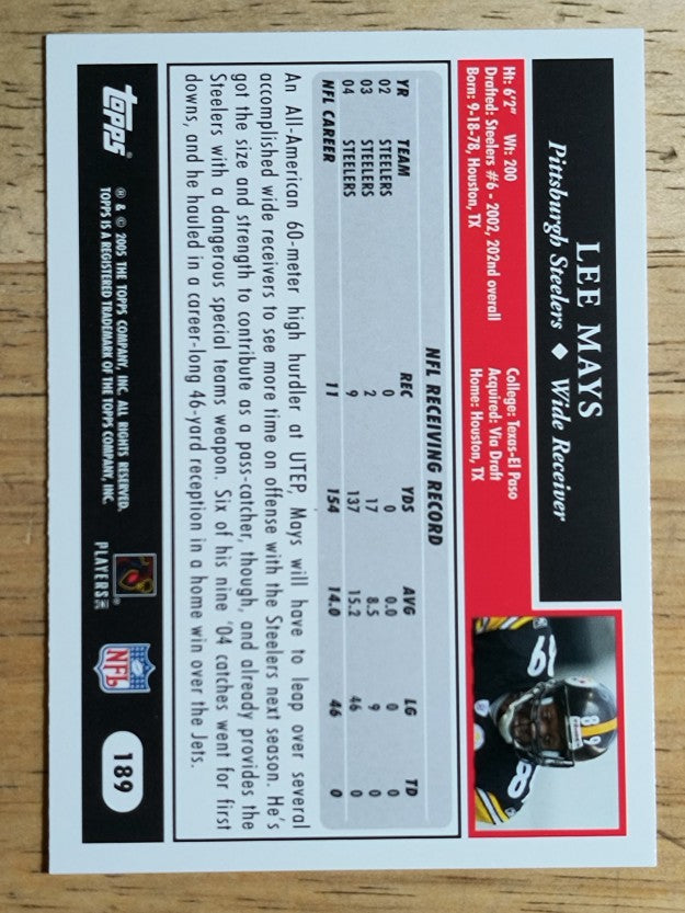 2005 Topps #189 Lee Mays
