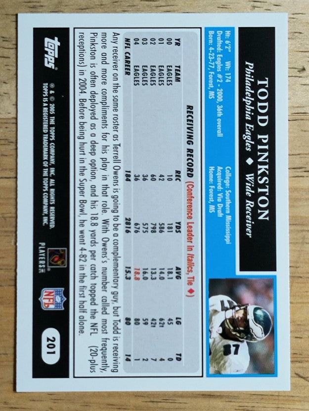 2005 Topps #201 Todd Pinkston