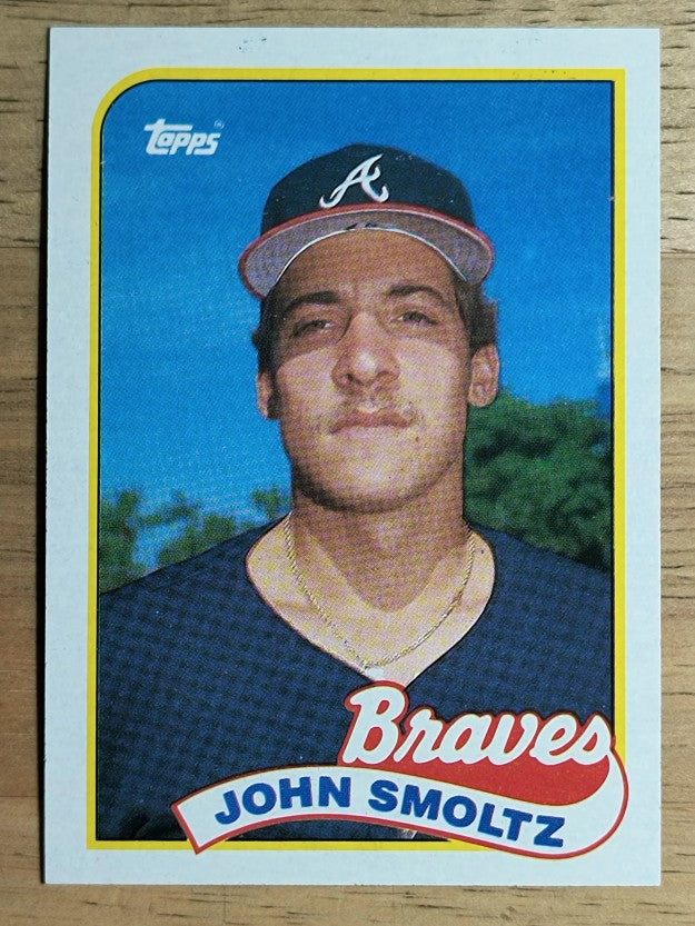 1989 Topps #382 John Smoltz RC