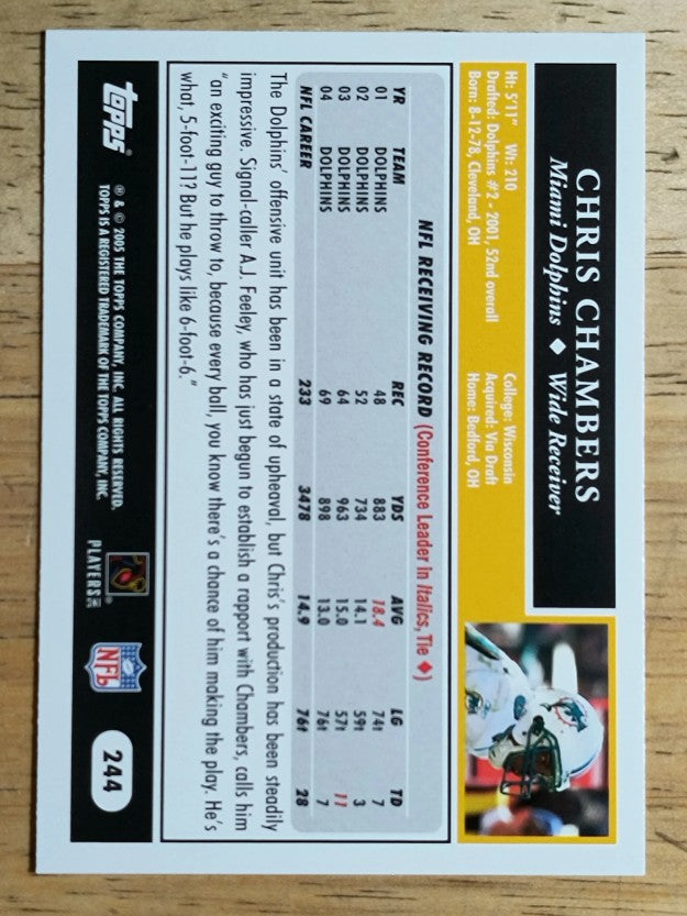 2005 Topps #244 Chris Chambers