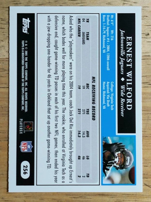 2005 Topps #256 Ernest Wilford
