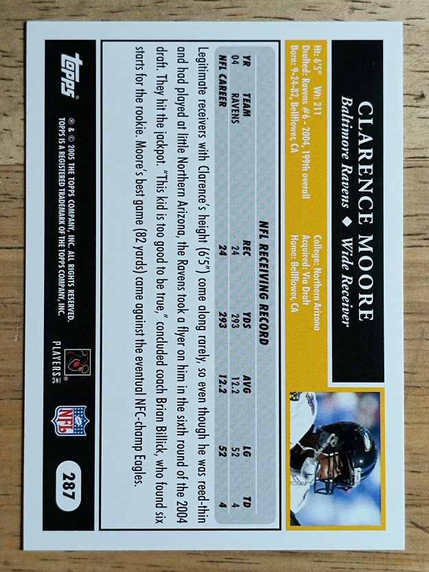2005 Topps #287 Clarence Moore
