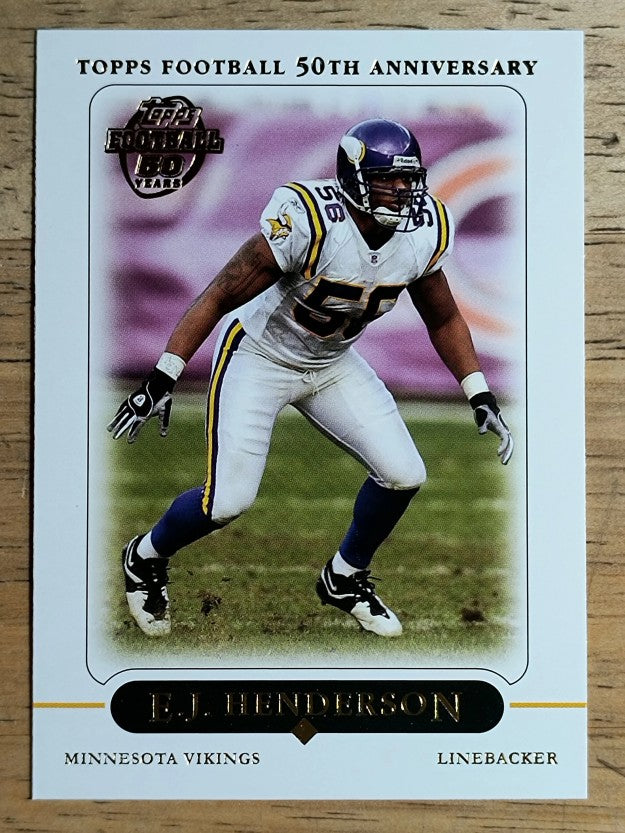 2005 Topps #291 E.J. Henderson