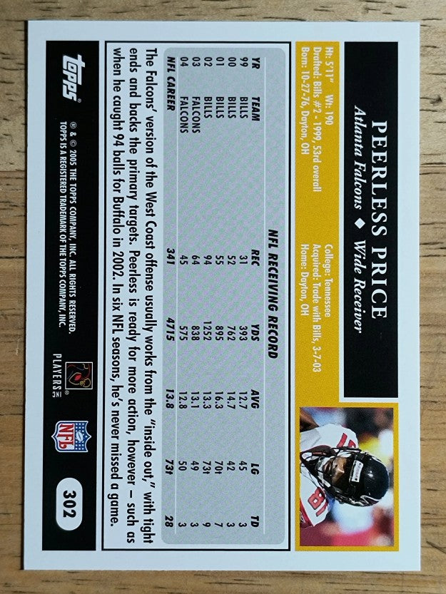 2005 Topps #302 Peerless Price