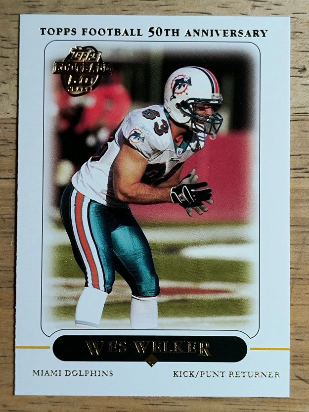 2005 Topps #309 Wes Welker