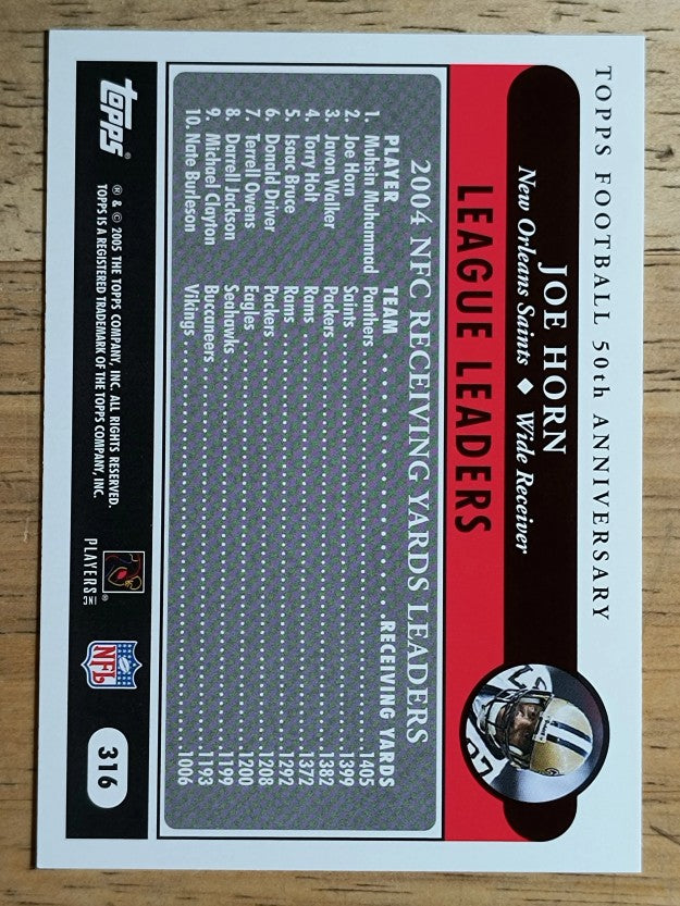 2005 Topps #316 Joe Horn LL
