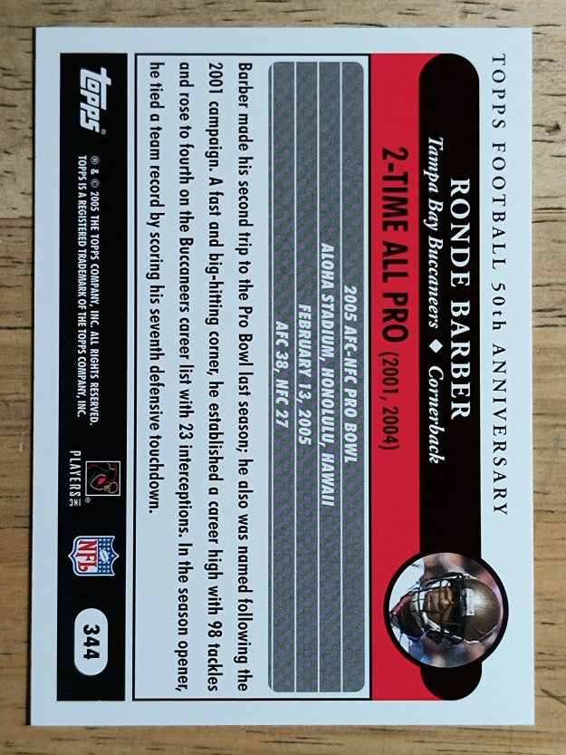 2005 Topps #344 Ronde Barber AP