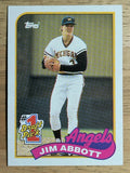 1989 Topps #573 Jim Abbott FDP RC