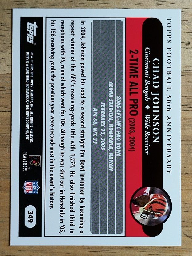 2005 Topps #349 Chad Johnson AP