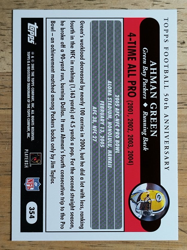 2005 Topps #354 Ahman Green AP