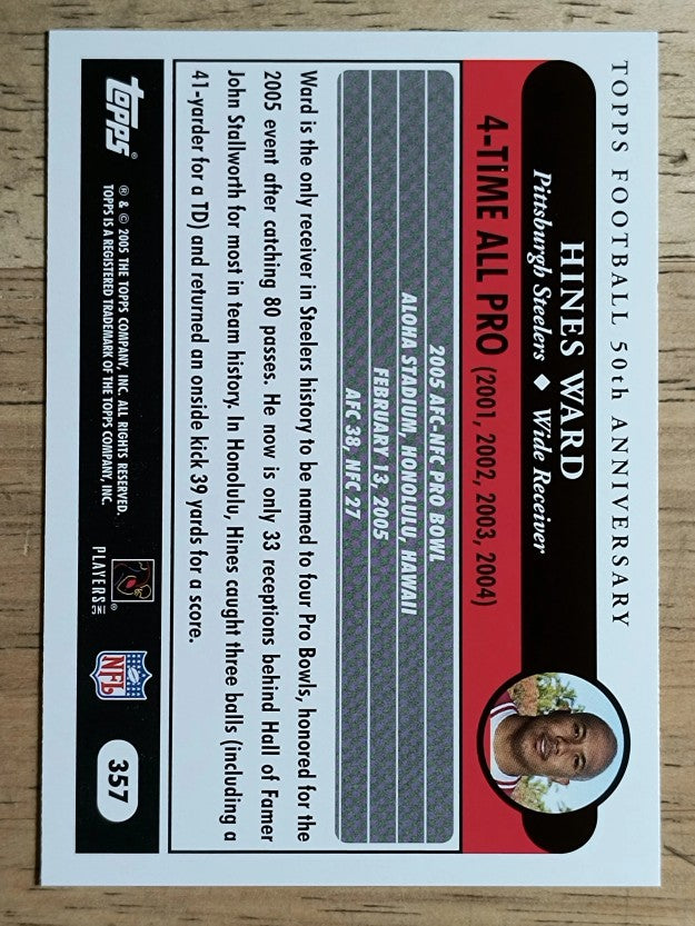 2005 Topps #357 Hines Ward AP