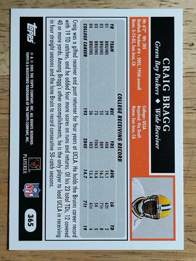 2005 Topps #365 Craig Bragg RC