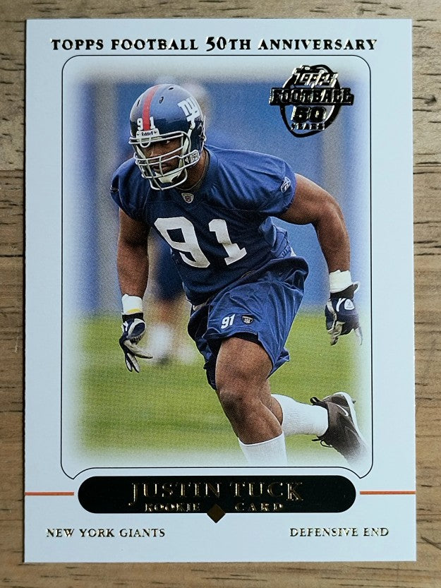 2005 Topps #394 Justin Tuck RC