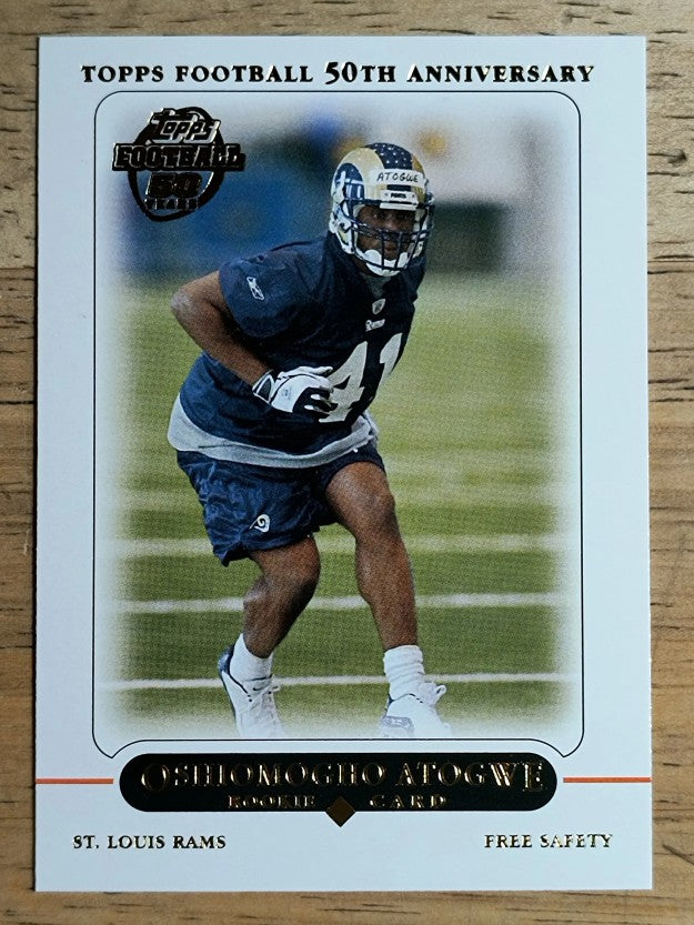 2005 Topps #405 Oshiomogho Atogwe RC