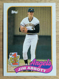 1989 Topps #573 Jim Abbott FDP RC