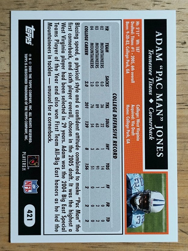 2005 Topps #421 Adam Jones RC
