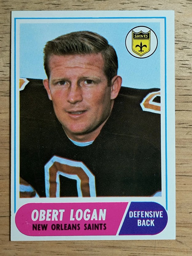 1968 Topps #4 Obert Logan (EXMT)