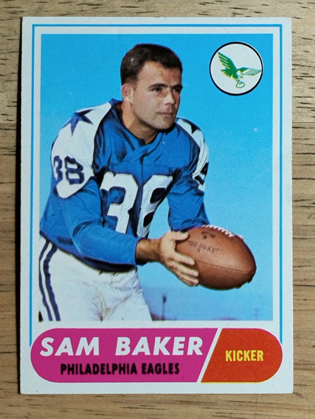 1968 Topps #32 Sam Baker (GOOD)