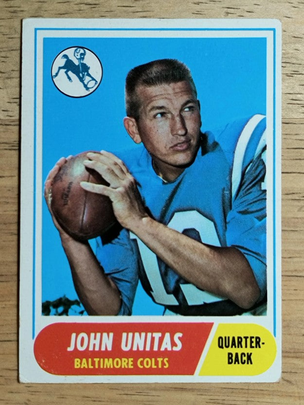 1968 Topps #100 Johnny Unitas (VGEX)