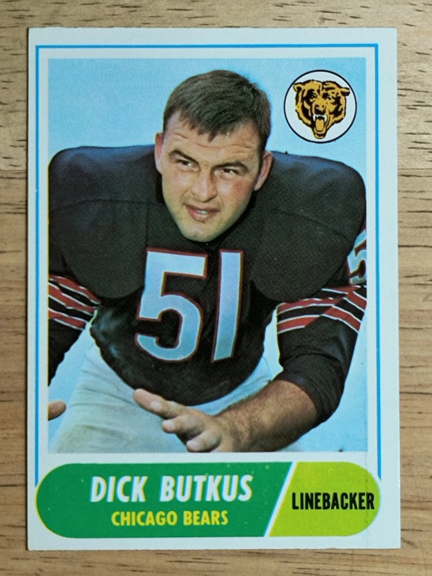 1968 Topps #127 Dick Butkus (EXMT)