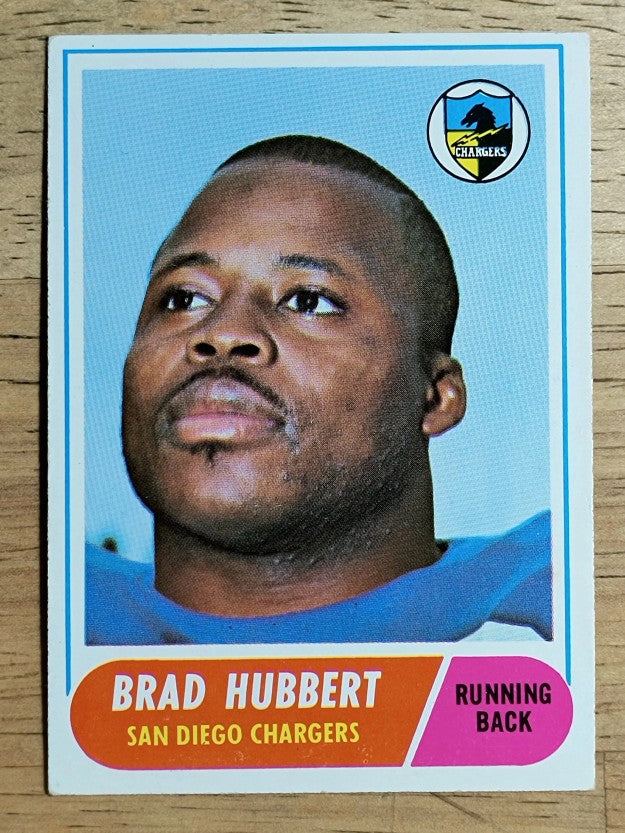 1968 Topps #141 Brad Hubbert RC (VGEX)