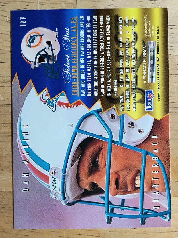 1994 Select #127 Dan Marino