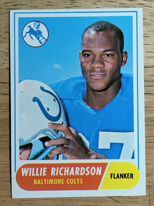 1968 Topps #152 Willie Richardson RC (VGEX)