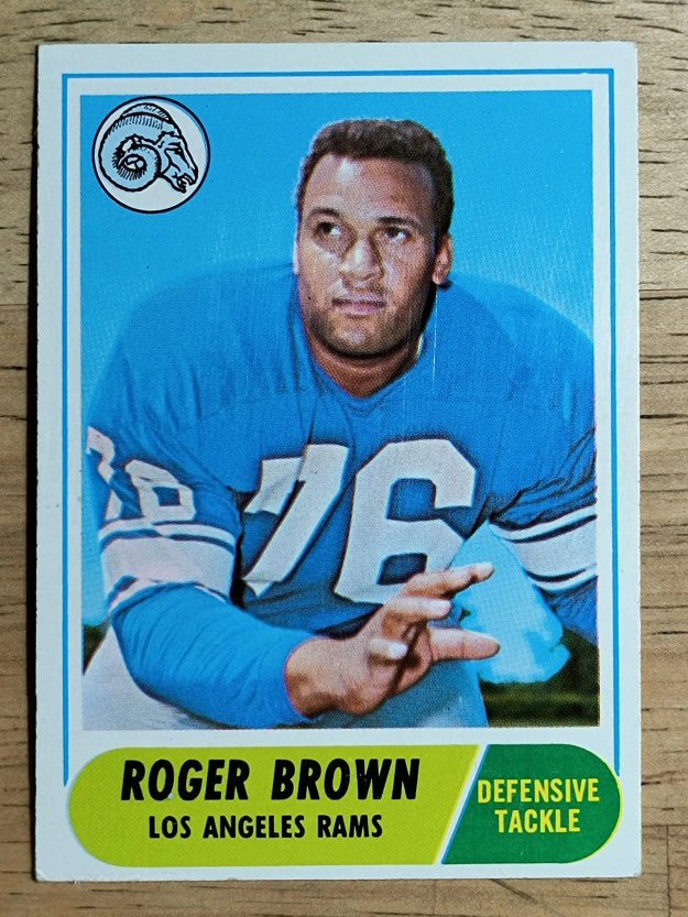 1968 Topps #158 Roger Brown (VGEX)
