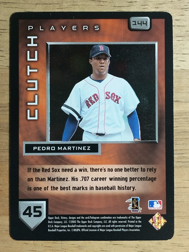2003 Upper Deck Victory #144 Pedro Martinez CP