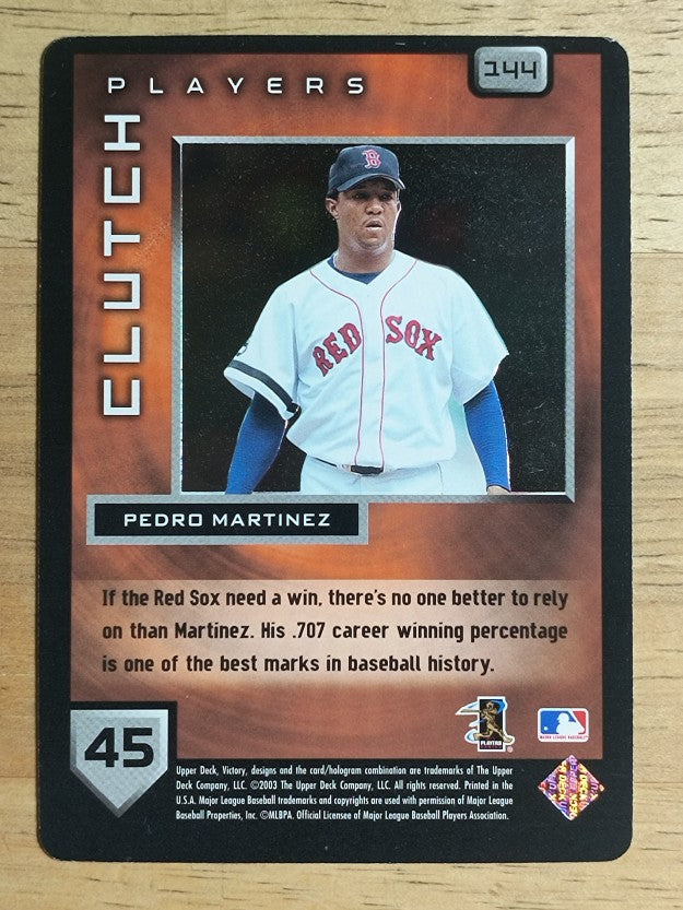 2003 Upper Deck Victory #144 Pedro Martinez CP