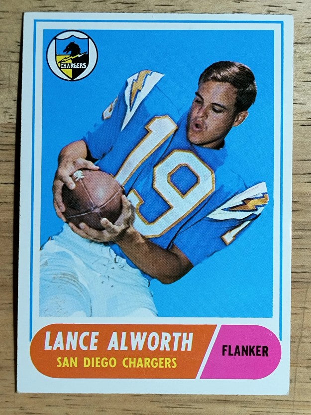 1968 Topps #193 Lance Alworth (EXMT)