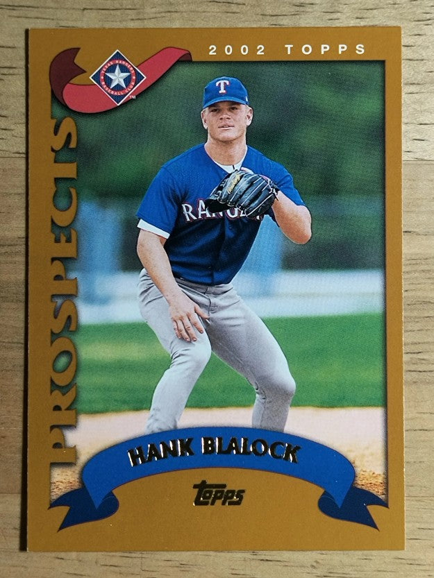 2002 Topps #309 Hank Blalock PROS
