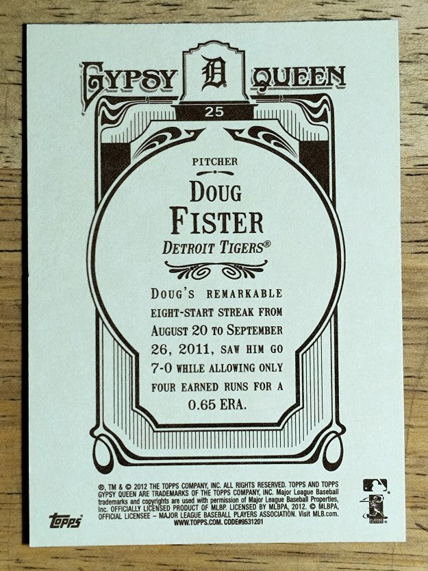 2012 Topps Gypsy Queen #25 Doug Fister