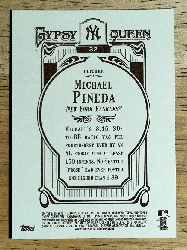 2012 Topps Gypsy Queen #32 Michael Pineda