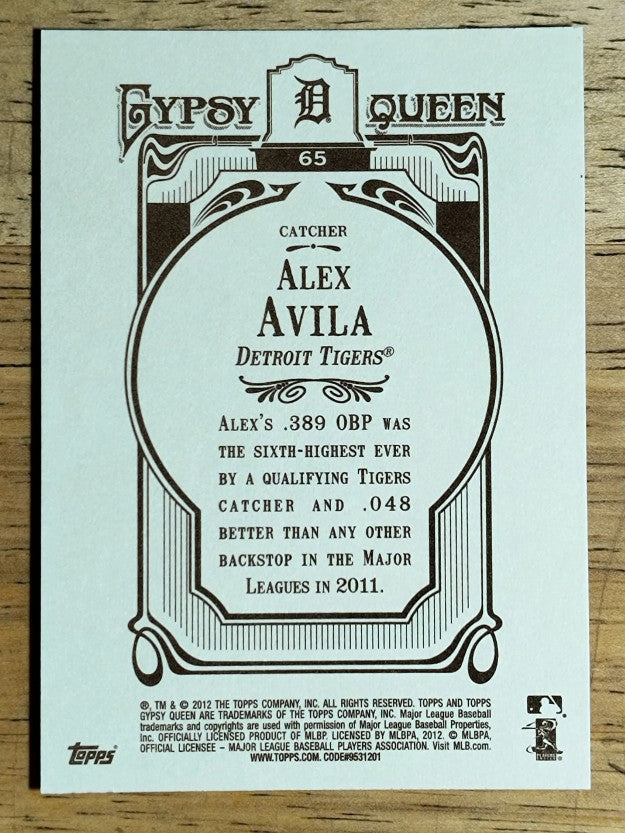 2012 Topps Gypsy Queen #65 Alex Avila