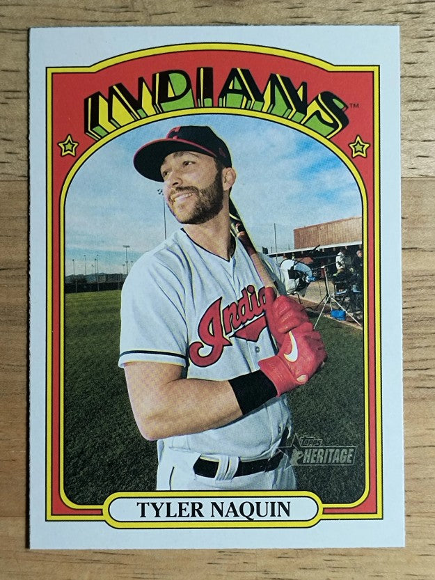 2021 Topps Heritage #56 Tyler Naquin