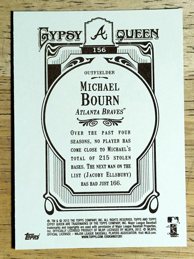2012 Topps Gypsy Queen #156 Michael Bourn