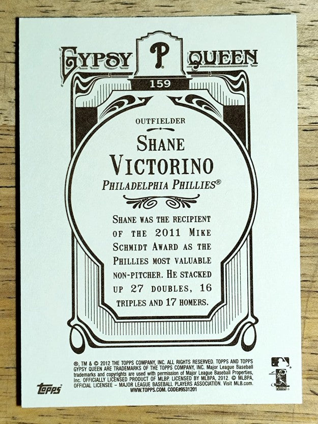 2012 Topps Gypsy Queen #159 Shane Victorino
