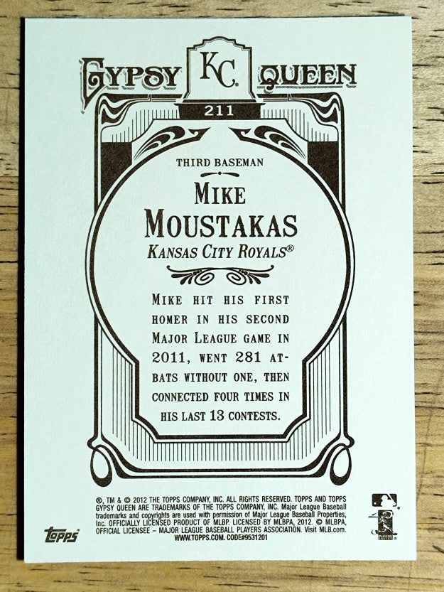 2012 Topps Gypsy Queen #211 Mike Moustakas