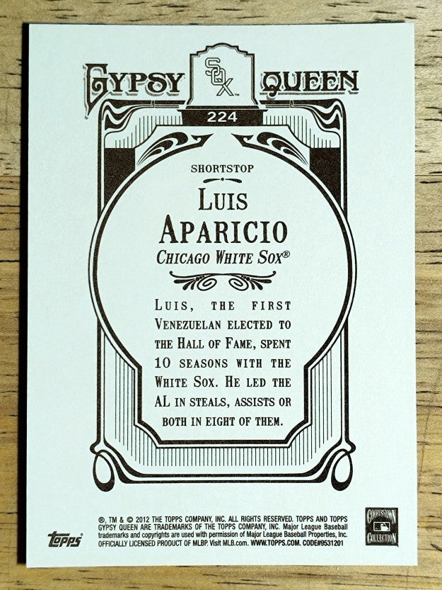2012 Topps Gypsy Queen #224 Luis Aparicio