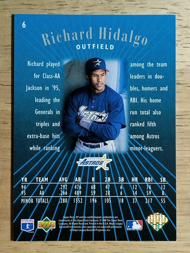 1996 SP #6 Richard Hidalgo FOIL