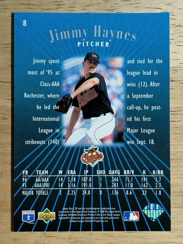 1996 SP #8 Jimmy Haynes FOIL