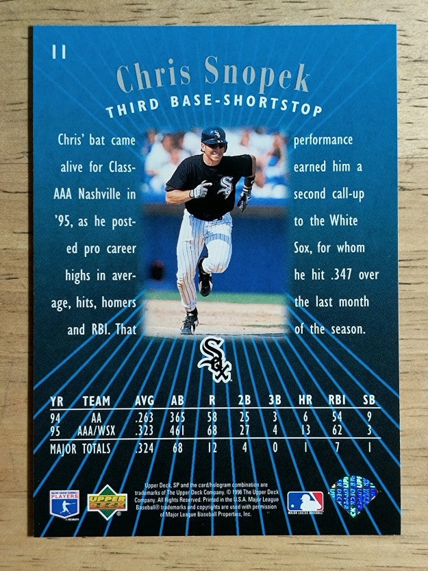 1996 SP #11 Chris Snopek FOIL