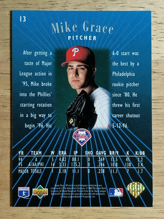 1996 SP #13 Mike Grace FOIL RC