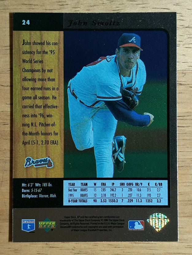 1996 SP #24 John Smoltz