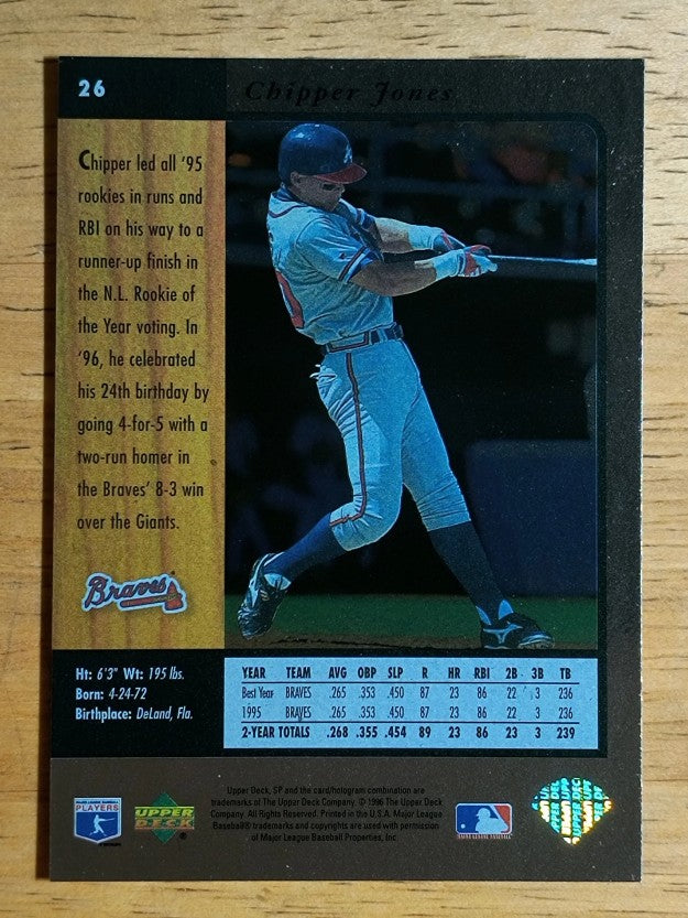 1996 SP #26 Chipper Jones