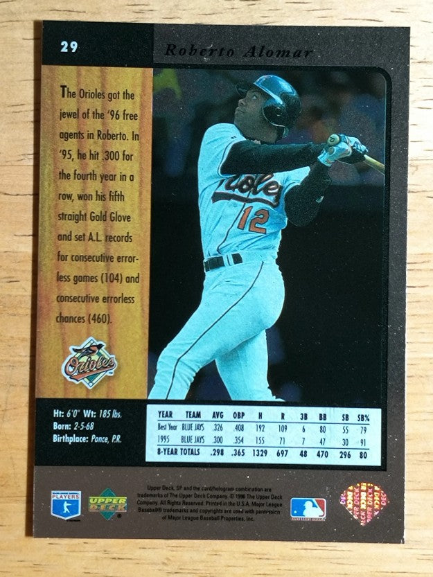 1996 SP #29 Roberto Alomar