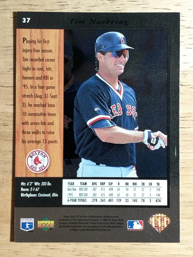 1996 SP #37 Tim Naehring