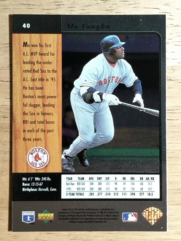 1996 SP #40 Mo Vaughn